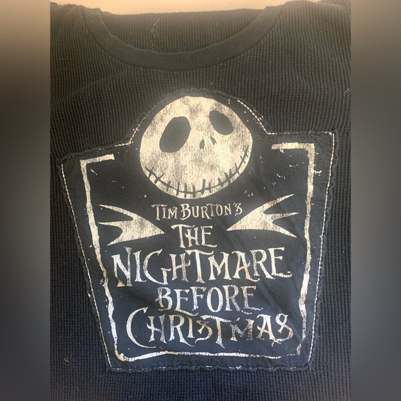Nightmare Before Christmas Long Sleeve Tee - Black - Picture 5 of 7